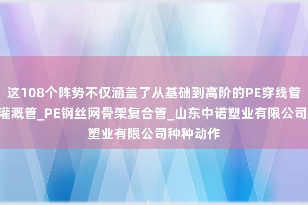 这108个阵势不仅涵盖了从基础到高阶的PE穿线管_PE农田灌溉管_PE钢丝网骨架复合管_山东中诺塑业有限公司种种动作
