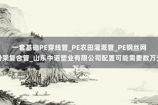 一套基础PE穿线管_PE农田灌溉管_PE钢丝网骨架复合管_山东中诺塑业有限公司配置可能需要数万元